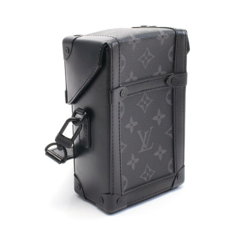 Louis Vuitton Vertical Trunk Wearable Bag Shoulder Wallet Black Eclipse